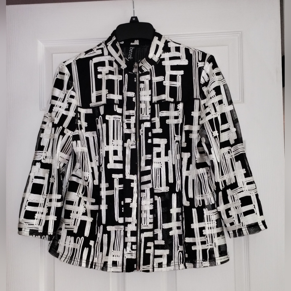 Berek Brand Semi Sheer Jacket - Picture 1 of 7